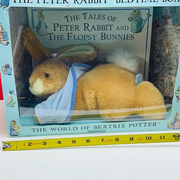 Beatrix Potter bedtime box plush book Peter Rabbit - Picture 2 of 5